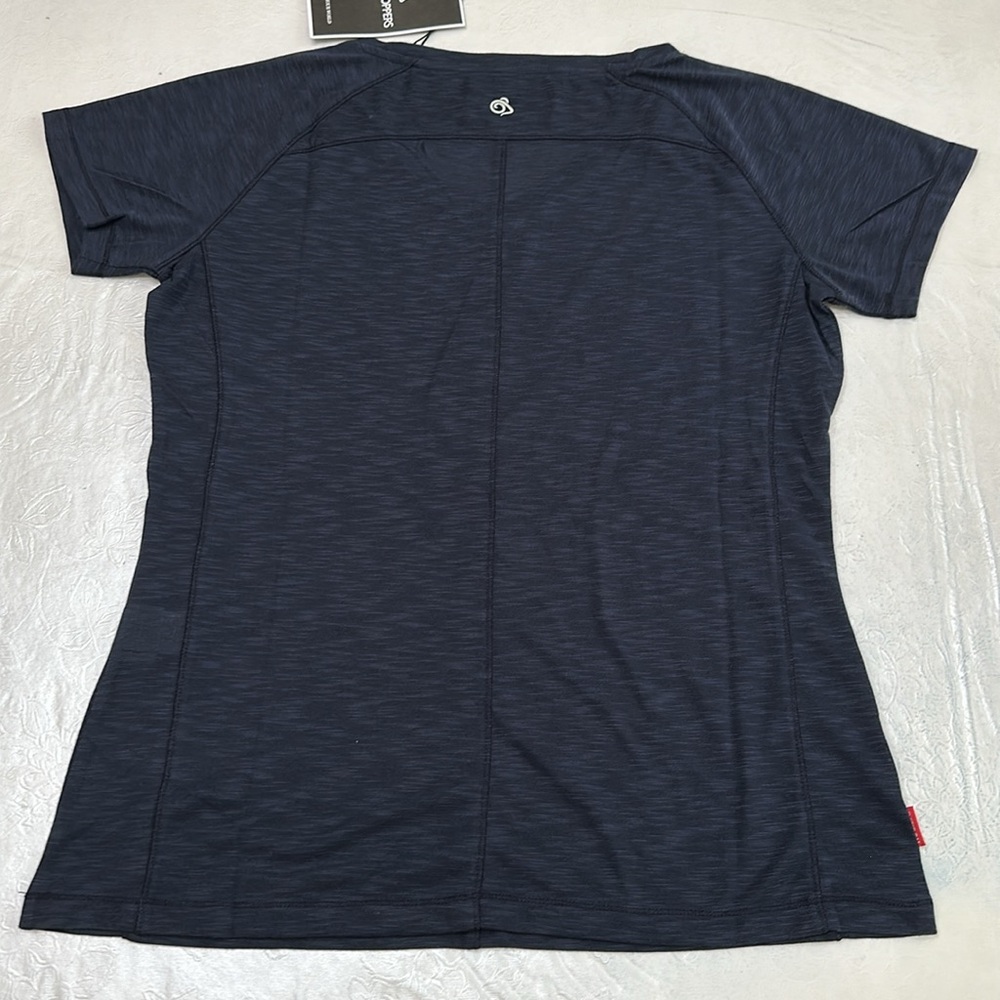Craghoppers NOSILIFE GALENA SHORT SLEEVE TEE - Blue Navy - Picture 9 of 16